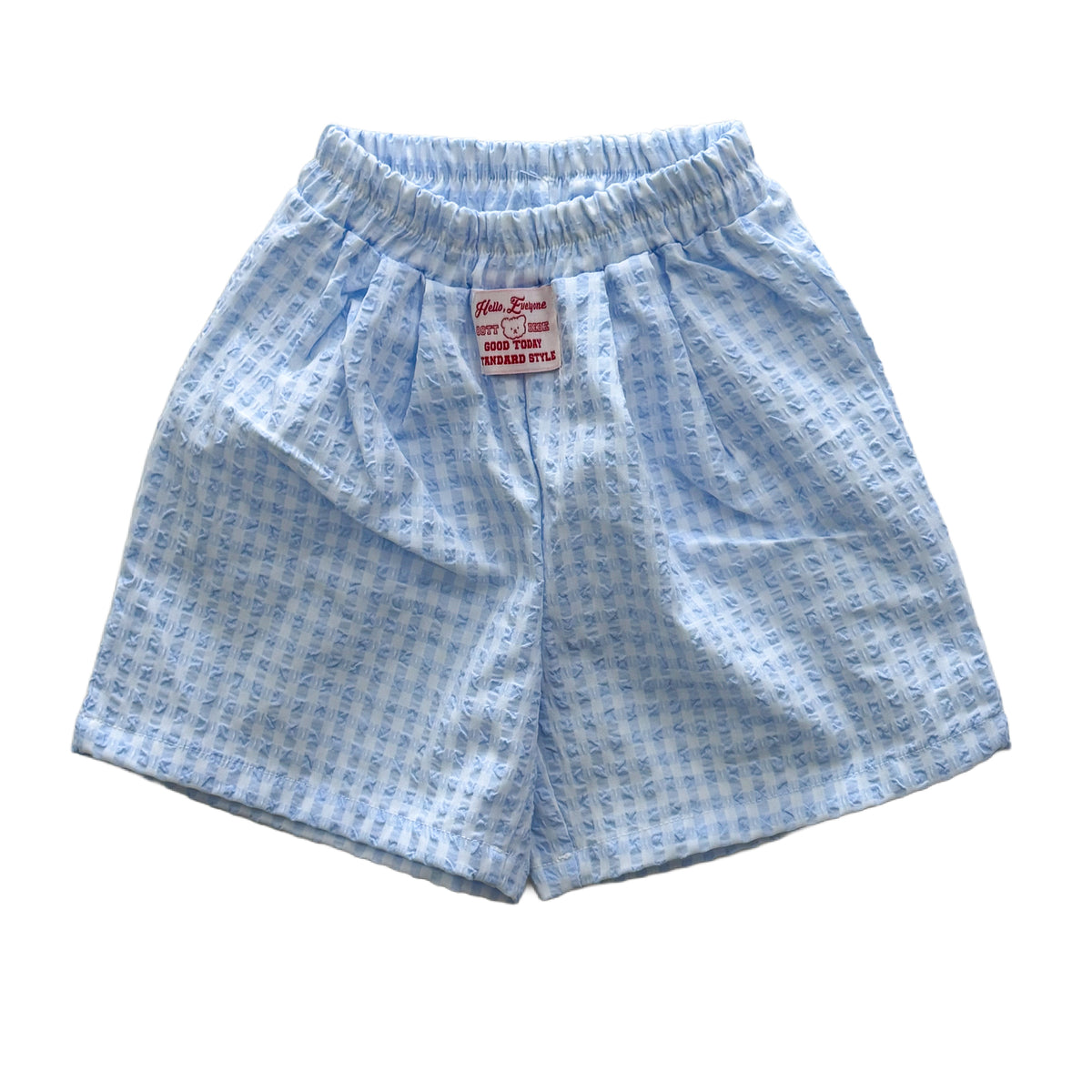 ワッフルチェックショートパンツ