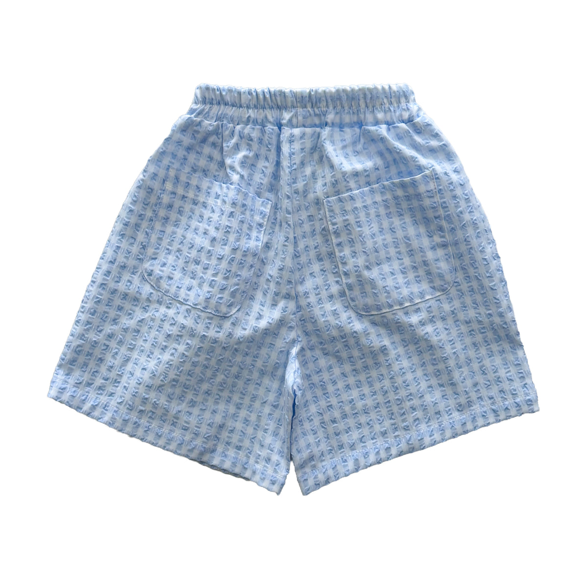 ワッフルチェックショートパンツ